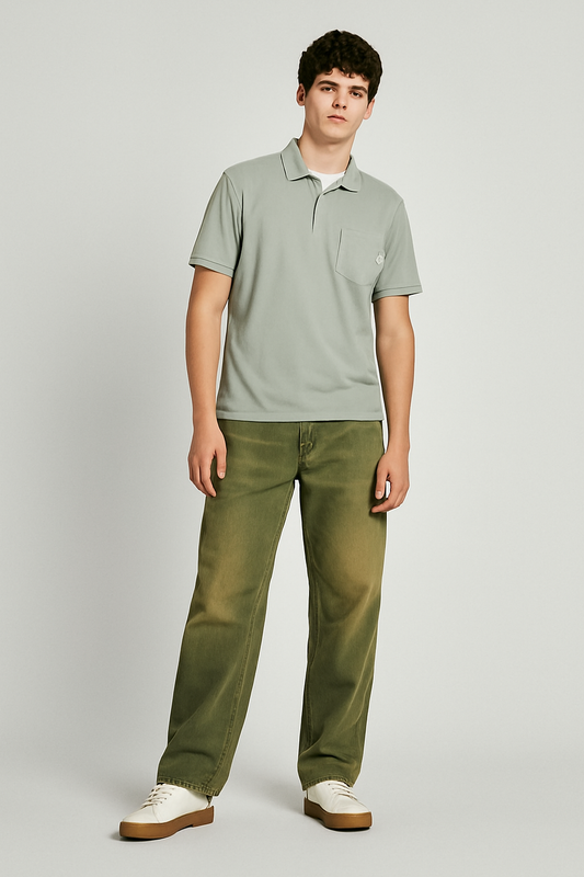 Men's Baggy Fit Ombre Washed Jeans – Premium Fading | Ultra Soft Denim | Imported Lycra Stretch Fabric