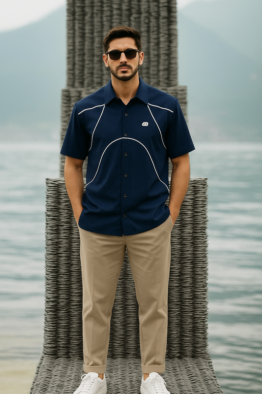 Men’s Premium Imported Paper Fabric Designer Shirt – Lightweight Stylish Shirt for Men