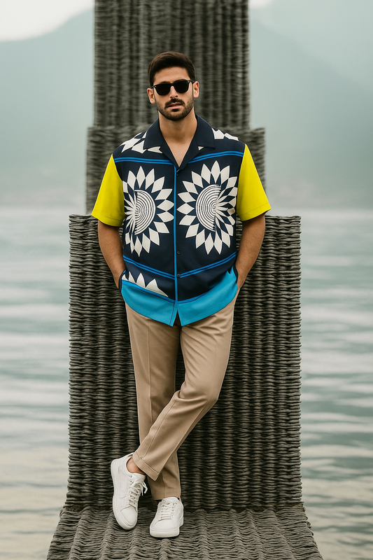 Premium Imported Lycra Shirt, Premium Printed Shirt, men’s printed shirt, stylish formal shirt, casual shirt for men, breathable Lycra shirt, designer printed shirt, 21 Inside shirt, men’s stretch shirt, imported fabric shirt.